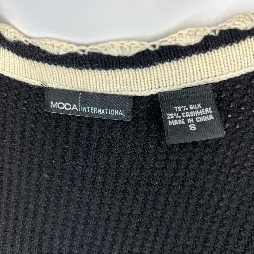 Moda International Silk Cashmere Sweater S - Picture 6 of 6